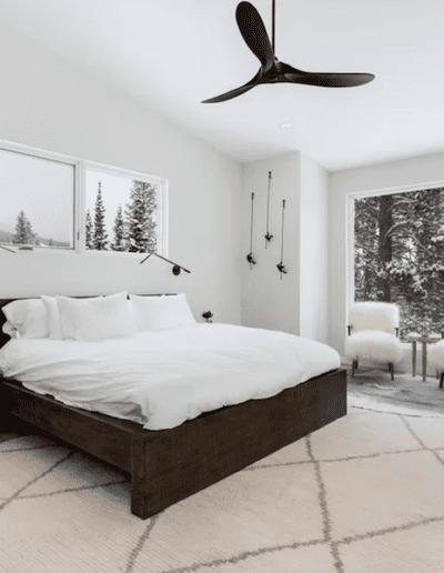 Modern Ski House Primary Bedroom Breckenridge_5