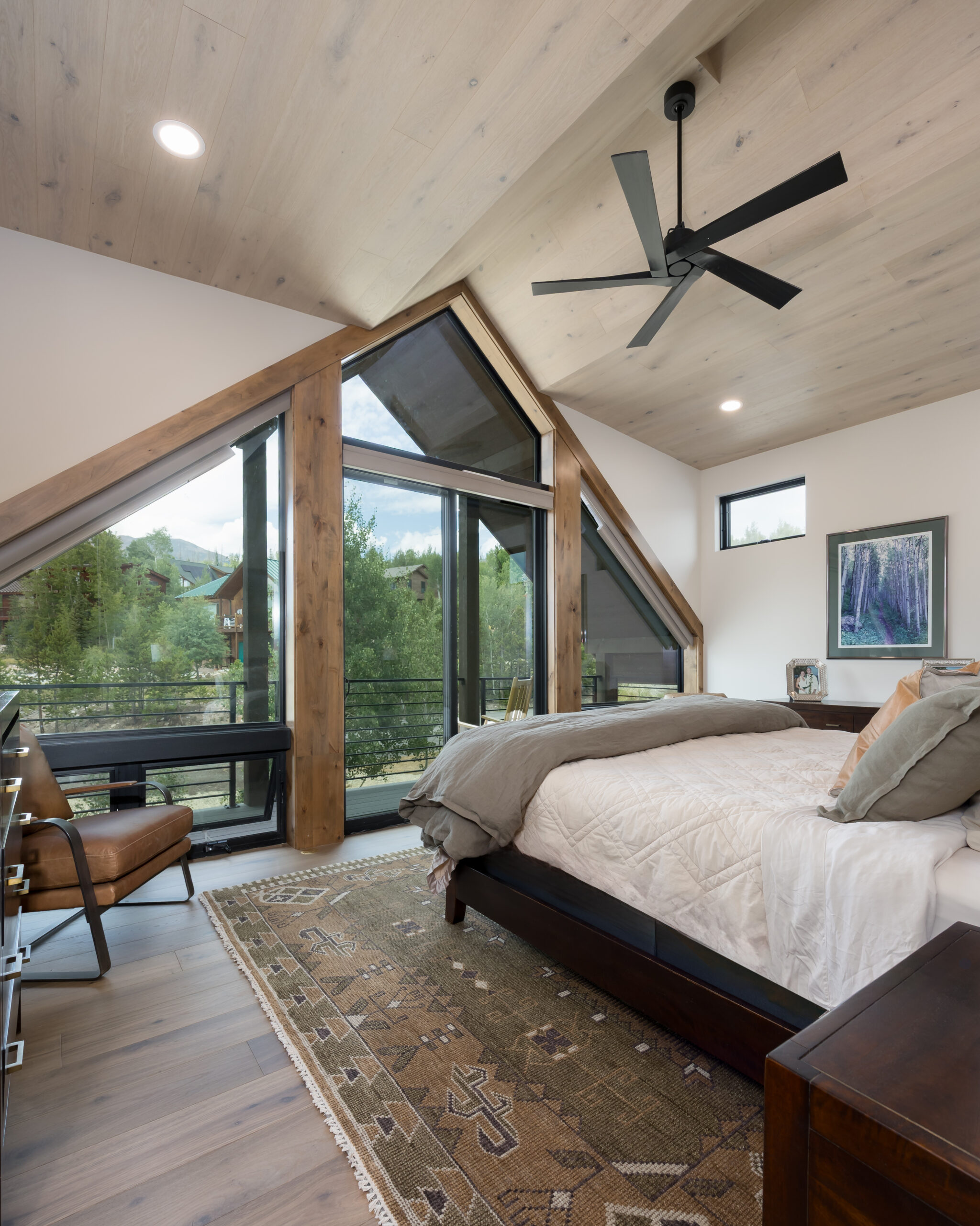 Premium hardwood flooring on a home. 