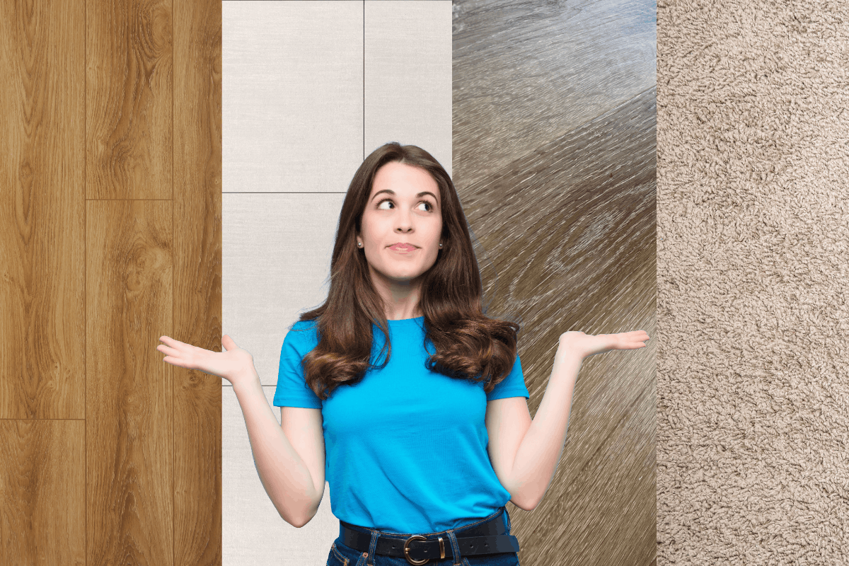 Comparison of hardwood flooring vs tile, laminate, and carpet materials