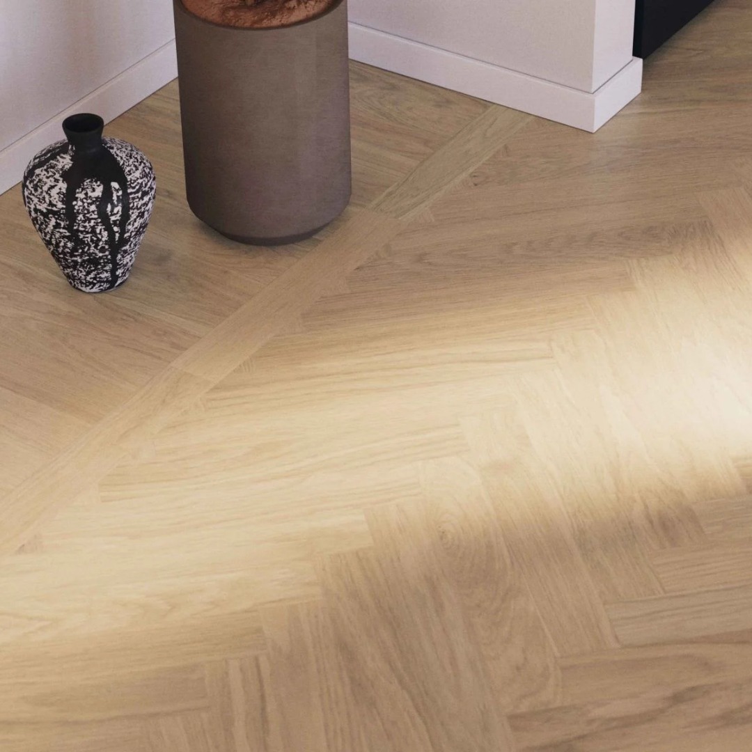 Misty White | Herringbone | In Stock - Image 3