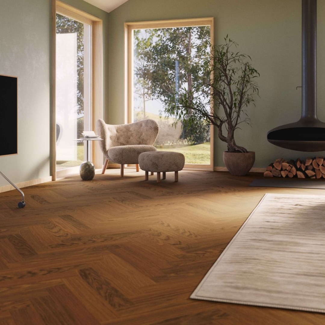 Terra Brown | Herringbone | In Stock - Image 4